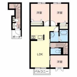 カーサ　レジオ　ＳＵＮ棟の物件間取画像